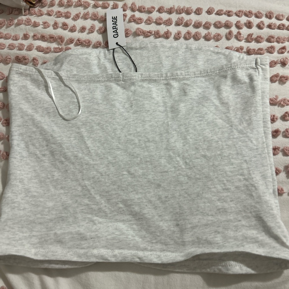 Garage Women's Light Gray Mini Skirt